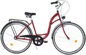 Retro bicykel DALLAS červeno čierny
