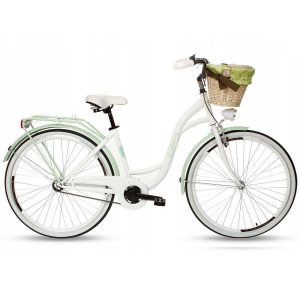 Retro bicykel GOETZE BLUEBERRY bielo-zelený