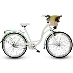 Retro bicykel GOETZE BLUEBERRY bielo-zelený
