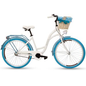 Retro bicykel GOETZE COLOURS bielo-modrý