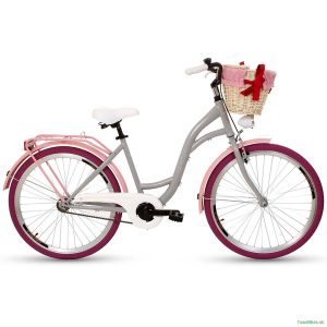 Retro bicykel GOETZE COLOURS grafitovo-ružový