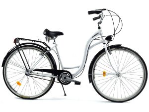 Retro bicykel DALLAS bielo-čierny