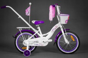 Detský bicykel STELLA bielo fialový